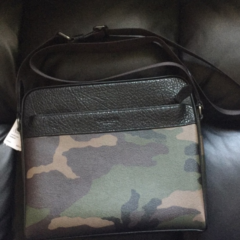 Large Coach Men's  Crossbody Bag